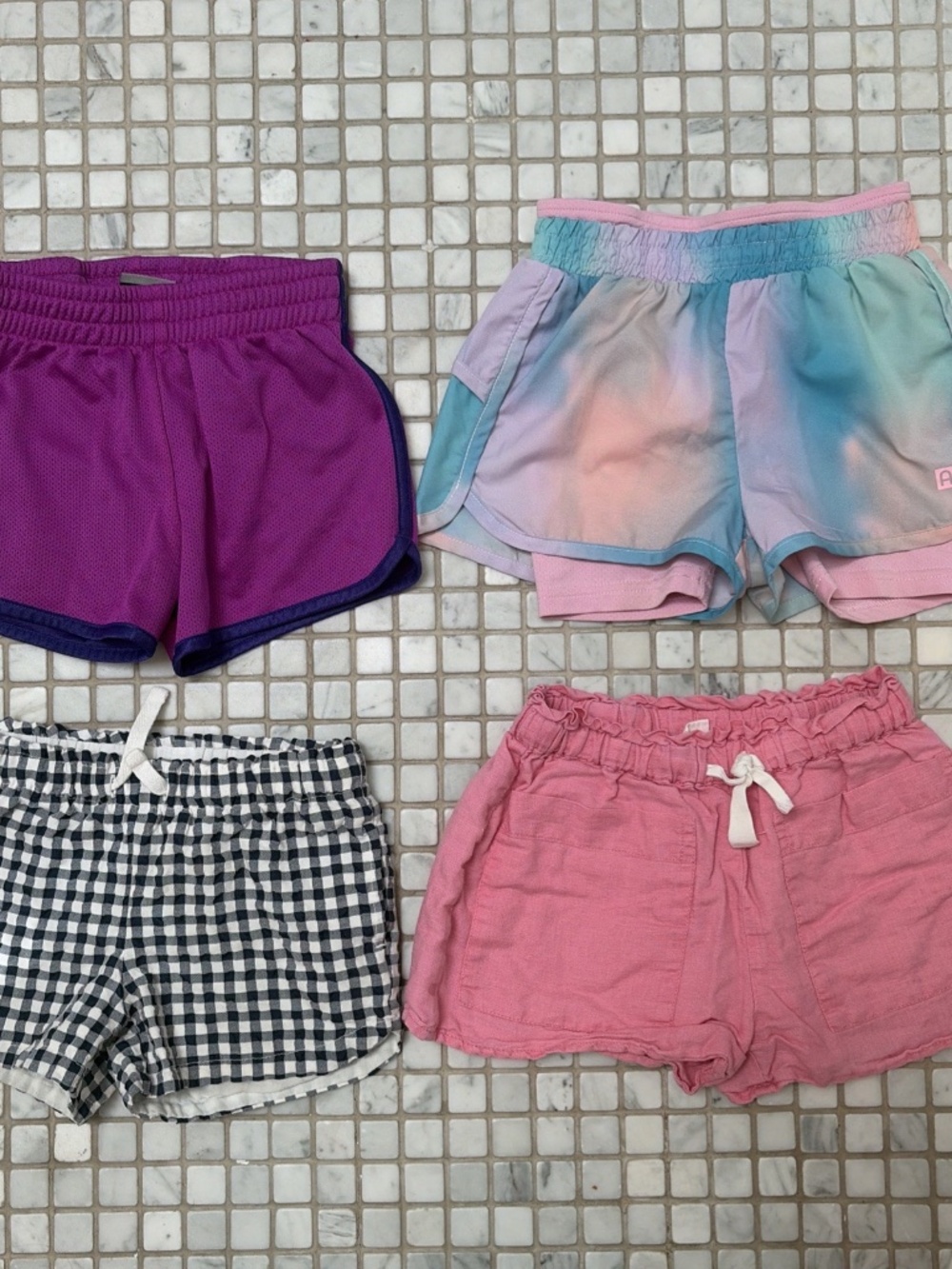 Lot Of 4 Girls Size 4 Shorts Rockets Of Awesome, Crewcuts, Cat&Jack, Under